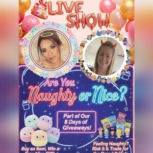 💜Carmens Live!🆓🎁(NICE)or😈NAUGHTY?🔃Trade/risk🎁win🏆GRAND PRIZES🎉w Jiggy!